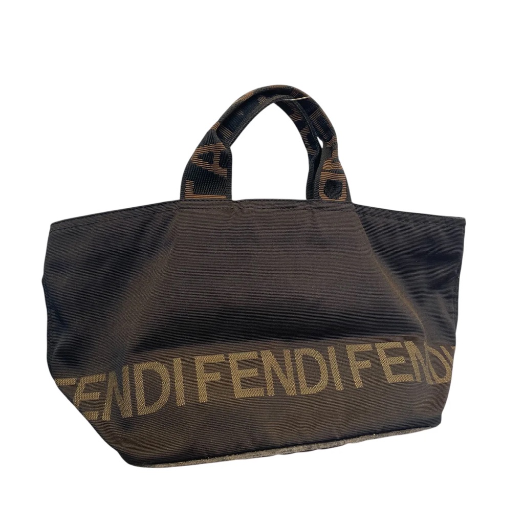Fendi Black And Brown Interior Tote